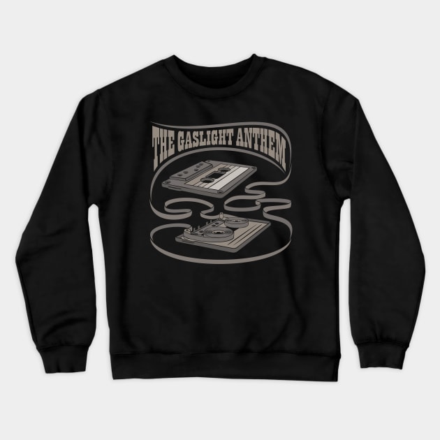 The Gaslight Anthem Exposed Cassette Crewneck Sweatshirt by Vector Empire